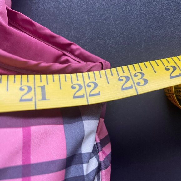 Vintage Y2K LL Bean Vest Size M Reversible Down Puffer Plaid Outdoor Preppy Cozy - Picture 10 of 12